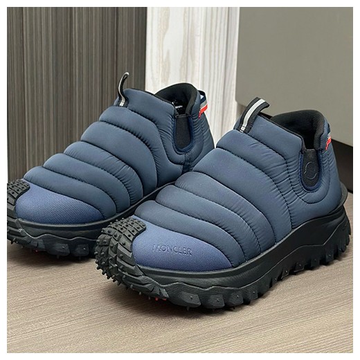 [홍콩명품.MONCLER] 몽클레어 25SS 로고 패딩 운동화 (네이비), SE4473, S3, 명품스니커즈,운동화,구두,로퍼,하이탑,신발