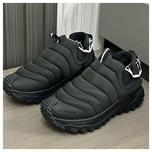 [홍콩명품.MONCLER] 몽클레어 25SS 로고 패딩 운동화 (블랙), SE4475, S3, 명품스니커즈,운동화,구두,로퍼,하이탑,신발