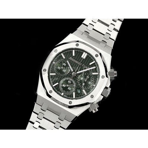[홍콩명품시계.AUDEMARS PIGUET] 오데마피게 로얄오크 크로노 26240 44mm 그린 다이얼