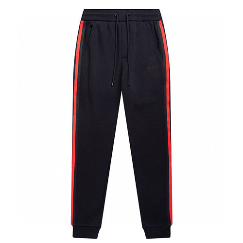 [홍콩명품.Gucci] 구찌 25SS 로고 자수 기모 조거 팬츠 바지 (블랙), BM18574, JU, 홍콩명품의류,구매대행,온라인명품