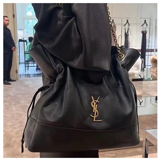 [홍콩명품.YSL] 입생로랑 25SS 로고 NAPPA 퀄팅 레더 램스킨 토트백 크로스백 (블랙-금장), BGM4529, BC, 홍콩명품가방,명품쇼핑몰,크로스백,핸드백,구매대행