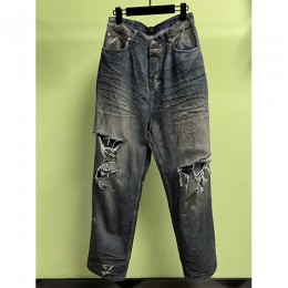 [홍콩명품.BALENCIAGA] 발렌시아가 25SS 로고 빈티지 데님 팬츠 진 청바지, BM18740, JL, 홍콩명품의류,구매대행,온라인명품