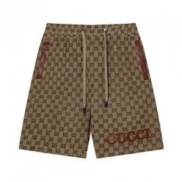 [홍콩명품.Gucci] 구찌 25SS 로고 GG수프림 울 쇼츠 반바지 (카라멜), BM19354, KK, 홍콩명품의류,구매대행,온라인명품