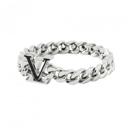 [홍콩명품.LOUIS VUITTON] 루이비통 25SS 로고 SPIKE 22cm 스틸 팔찌, ET2807, KK, 홍콩명품의류,구매대행,온라인명품