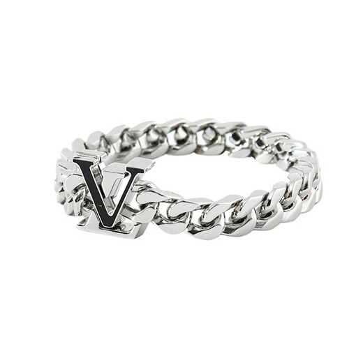 [홍콩명품.LOUIS VUITTON] 루이비통 25SS 로고 SPIKE 22cm 스틸 팔찌, ET2807, KK, 홍콩명품의류,구매대행,온라인명품