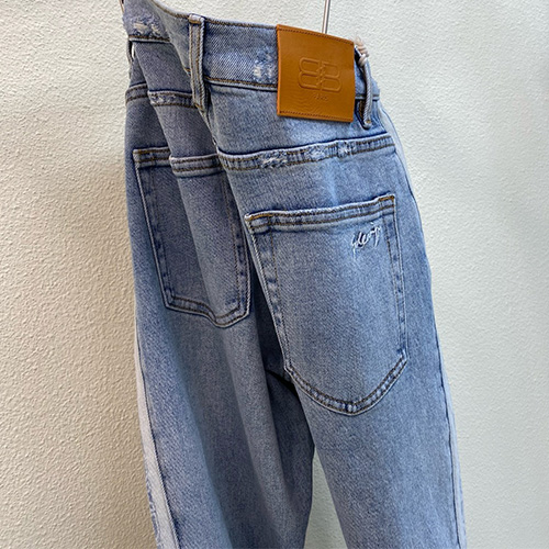 [홍콩명품.BALENCIAGA] 발렌시아가 25SS 로고 데님 팬츠 진 청바지, BM19403, JU, 홍콩명품의류,구매대행,온라인명품