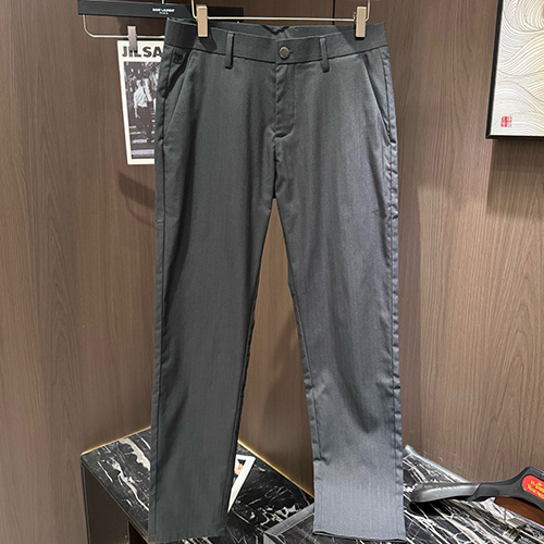 [홍콩명품.Brunello Cucinelli ] 브루넬로 쿠치넬리 25SS 로고 정장 팬츠 바지 (그레이), BM19450, G5, 홍콩명품의류,구매대행,온라인명품