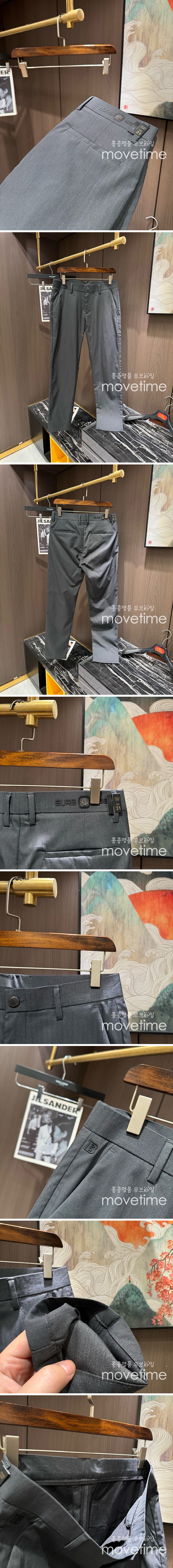 [홍콩명품.Brunello Cucinelli ] 브루넬로 쿠치넬리 25SS 로고 정장 팬츠 바지 (그레이), BM19450, G5, 홍콩명품의류,구매대행,온라인명품