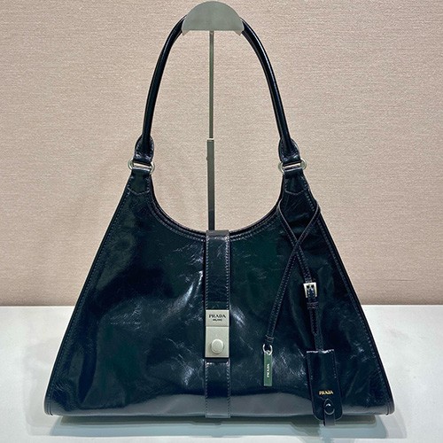 [홍콩명품,PRADA] 프라다 25SS 로고 가죽 토트백 1BG570 (블랙), BGM4623, BDA, 홍콩명품가방,명품쇼핑몰,크로스백,핸드백,구매대행
