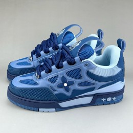 [홍콩명품.LOUIS VUITTON] 루이비통 25SS 로고 SKATE 스니커즈 운동화 (블루), SE4626, S3, 명품스니커즈,운동화,구두,로퍼,하이탑,신발