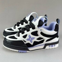 [홍콩명품.LOUIS VUITTON] 루이비통 25SS 로고 남여 SKATE 스니커즈 운동화 (블랙-화이트-퍼플), SE4634, S3, 명품스니커즈,운동화,구두,로퍼,하이탑,신발