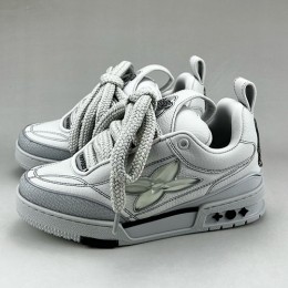 [홍콩명품.LOUIS VUITTON] 루이비통 25SS 로고 남여 SKATE 스니커즈 운동화 (그레이), SE4635, S3, 명품스니커즈,운동화,구두,로퍼,하이탑,신발