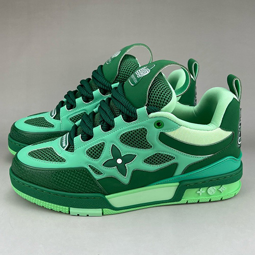 [홍콩명품.LOUIS VUITTON] 루이비통 25SS 로고 남여 SKATE 스니커즈 운동화 (그린), SE4640, S3, 명품스니커즈,운동화,구두,로퍼,하이탑,신발