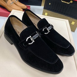 [홍콩명품.FERRAGAMO] 페레가모 25SS 로고 간치니 레더 가죽 구두 로퍼 (블랙), SE4645, S1, 명품스니커즈,운동화,구두,로퍼,하이탑,신발