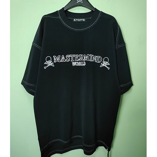 [홍콩명품.MASTERMIND] 마스터마인드 25SS 로고 스컬 자수 반팔 티셔츠 (블랙), BM19521, JL, 홍콩명품의류,구매대행,온라인명품