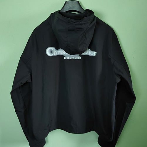 [홍콩명품,Christian Dior] 디올 25SS 로고 프린트 후드 바람막이 자켓 (블랙), BM19527, JL, 홍콩명품의류,구매대행,온라인명품