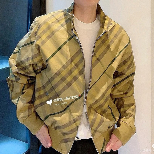 [홍콩명품.Burberry] 버버리 25SS 로고 체크패턴 봄버 자켓 (2컬러), BM19624, KB, 홍콩명품의류,구매대행,온라인명품