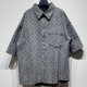 [홍콩명품.LOUIS VUITTON] 루이비통 25SS 로고 모노그램 데님 반팔 남방 셔츠 + 데님 쇼츠 반바지 상하의 세트 (그레이), BM19634, KB, 홍콩명품의류,구매대행,온라인명품