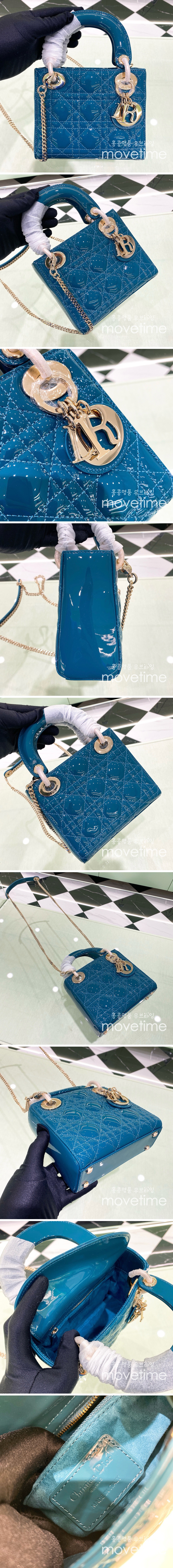 [홍콩명품,Christian Dior] 디올 25SS 로고 레이디 D-JOY 조이백 숄더백 크로스백 (블루), BGM4652, BDA, 홍콩명품가방,명품쇼핑몰,크로스백,핸드백,구매대행