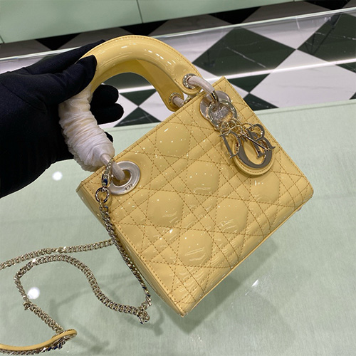 [홍콩명품,Christian Dior] 디올 25SS 로고 레이디 D-JOY 조이백 숄더백 크로스백 (노랑), BGM4653, BDA, 홍콩명품가방,명품쇼핑몰,크로스백,핸드백,구매대행