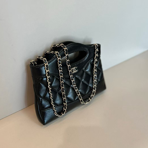 [홍콩명품.CHANEL] 샤넬 25SS 로고 퀄팅 레더 가죽 토트백 크로스백 (블랙-은장), BGM4667, BC, 홍콩명품가방,명품쇼핑몰,크로스백,핸드백,구매대행