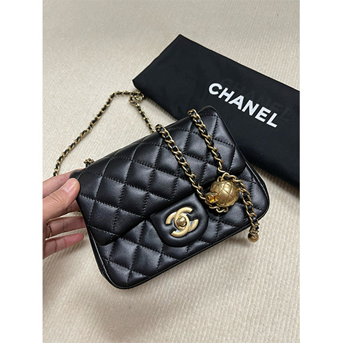 [홍콩명품.CHANEL] 샤넬 25SS 로고 퀄팅 레더 가죽 크로스백 (블랙-금장), BGM4668, BC, 홍콩명품가방,명품쇼핑몰,크로스백,핸드백,구매대행