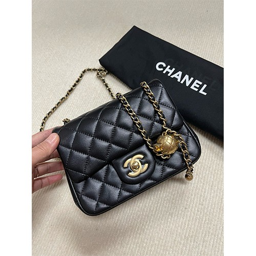 [홍콩명품.CHANEL] 샤넬 25SS 로고 퀄팅 레더 가죽 크로스백 (블랙-금장), BGM4668, BC, 홍콩명품가방,명품쇼핑몰,크로스백,핸드백,구매대행