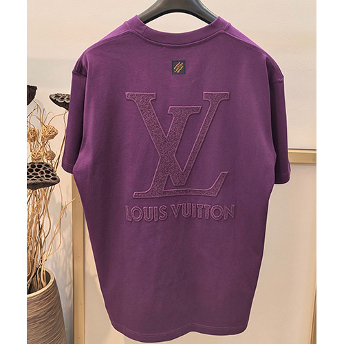 [홍콩명품.LOUIS VUITTON] 루이비통 25SS 로고 코튼 반팔 티셔츠 (2컬러), BM19672, YS, 홍콩명품의류,구매대행,온라인명품