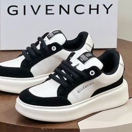 [홍콩명품.GIVENCHY] 지방시 25SS 로고 레더 가죽 스니커즈 운동화 (블랙-화이트), SE4668, ALW, 명품스니커즈,운동화,구두,로퍼,하이탑,신발