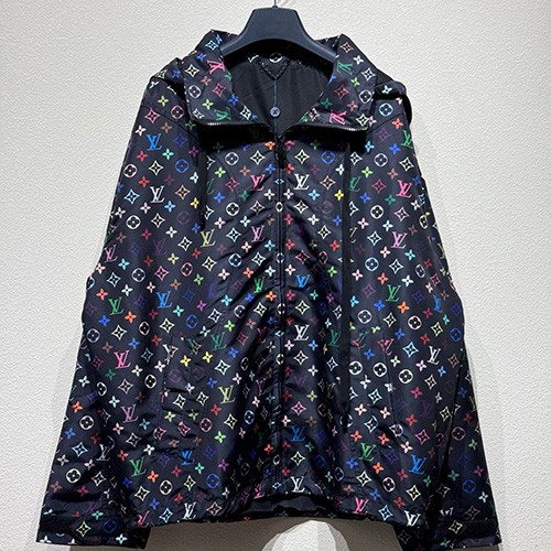 [홍콩명품.LOUIS VUITTON] 루이비통 25SS 로고 모노그램 후드 바람막이 자켓 (블랙), BM19790, KB, 홍콩명품의류,구매대행,온라인명품