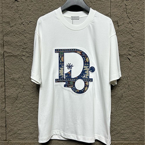 [홍콩명품,Christian Dior] 디올 25SS 로고 자수 반팔 티셔츠 (2컬러), BM19805, KB, 홍콩명품의류,구매대행,온라인명품
