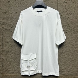 [홍콩명품,PRADA] 프라다 25SS 삼각로고 반팔 티셔츠 (2컬러), BM19815, KB, 홍콩명품의류,구매대행,온라인명품