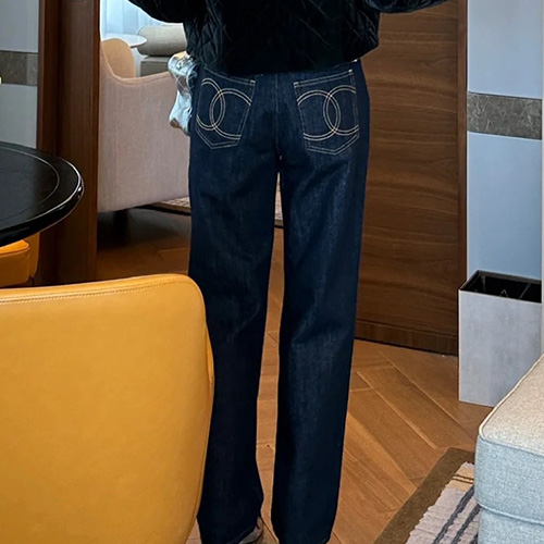 [홍콩명품.CHANEL] 샤넬 25SS 로고 여성 데님 팬츠 진 청바지, BM19921, TBG, 홍콩명품의류,구매대행,온라인명품