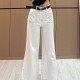 [홍콩명품.CHANEL] 샤넬 25SS 로고 여성 오버핏 데님 팬츠 진 청바지 (2컬러), BM19925, TBG, 홍콩명품의류,구매대행,온라인명품