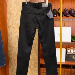 [홍콩명품,PRADA] 프라다 25SS 삼각로고 데님 팬츠 진 청바지 (블랙), BM19950, S1F, 홍콩명품의류,구매대행,온라인명품
