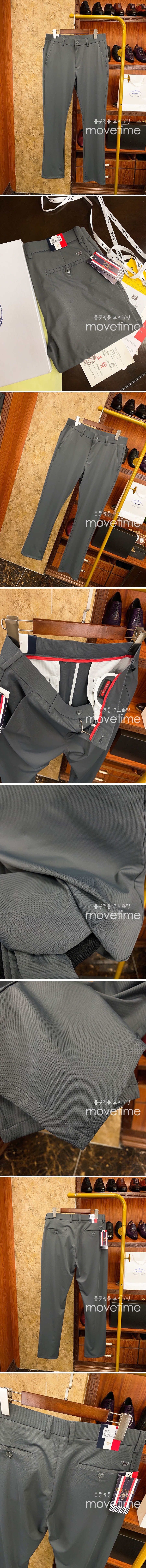 [홍콩명품,PRADA] 프라다 25SS 삼각로고 팬츠 바지 (다크그레이), BM19966, S1F, 홍콩명품의류,구매대행,온라인명품