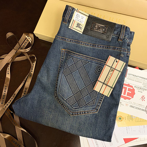 [홍콩명품.Burberry] 버버리 25SS 로고 데님 팬츠 진 청바지, BM19972, S1F, 홍콩명품의류,구매대행,온라인명품