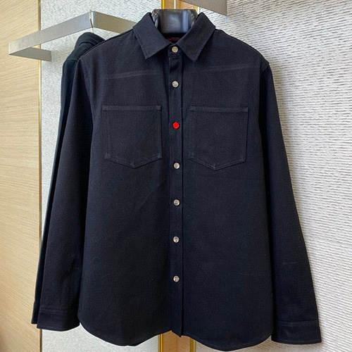 [홍콩명품.Gucci] 구찌 25SS 로고 데님 남방 셔츠 (블랙), BM20017, JU, 홍콩명품의류,구매대행,온라인명품