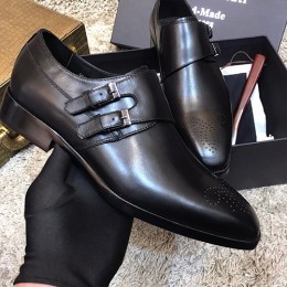 [홍콩명품.BERLUTI] 벨루티 25SS 로고 레더 가죽 정장 구두 (블랙), SE4692, S1, 명품스니커즈,운동화,구두,로퍼,하이탑,신발