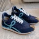 [홍콩명품.LOEWE] 로에베 25SS 로고 남여 레더 가죽 스니커즈 운동화 (블루), SE4725, ALW, 명품스니커즈,운동화,구두,로퍼,하이탑,신발