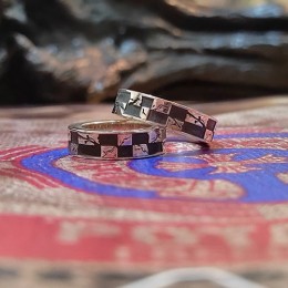 [가격문의][홍콩명품.Chrome Hearts] 크롬하츠 25SS 로고 MATTYBOY 925실버 링 반지, ET2831, CR1, 홍콩명품의류,구매대행,온라인명품