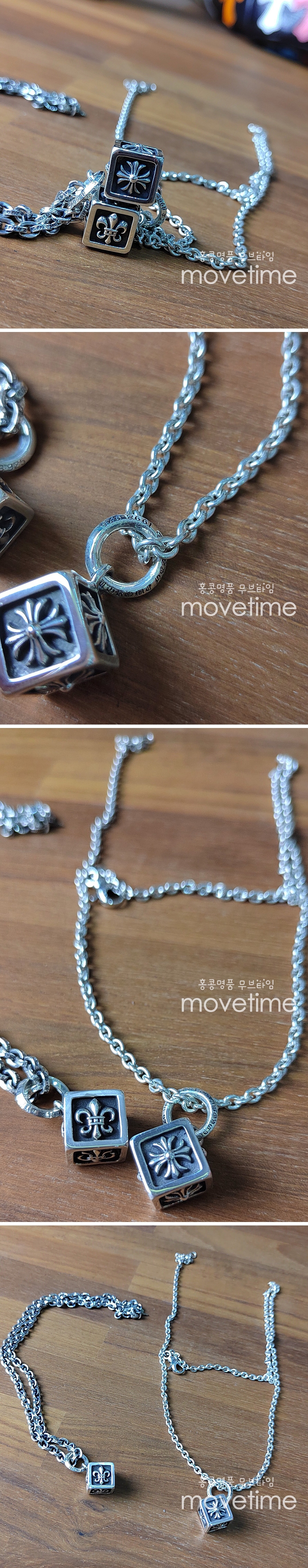 [가격문의][홍콩명품.Chrome Hearts] 크롬하츠 25SS 로고 925실버 목걸이 팬던트, ET2834, CR1, 홍콩명품의류,구매대행,온라인명품