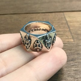 [가격문의][홍콩명품.Chrome Hearts] 크롬하츠 25SS 로고 925실버 링 반지, ET2839, CR1, 홍콩명품의류,구매대행,온라인명품
