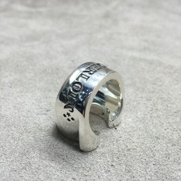 [가격문의][홍콩명품.Chrome Hearts] 크롬하츠 25SS 로고 Tenderloin 925실버 링 반지, ET2841, CR1, 홍콩명품의류,구매대행,온라인명품