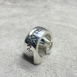 [가격문의][홍콩명품.Chrome Hearts] 크롬하츠 25SS 로고 Tenderloin 925실버 링 반지, ET2841, CR1, 홍콩명품의류,구매대행,온라인명품