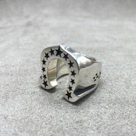 [가격문의][홍콩명품.Chrome Hearts] 크롬하츠 25SS 로고 Tenderloin 925실버 링 반지, ET2842, CR1, 홍콩명품의류,구매대행,온라인명품