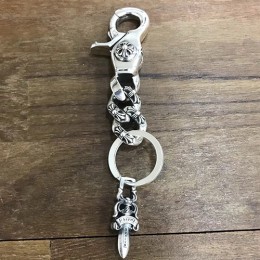 [가격문의][홍콩명품.Chrome Hearts] 크롬하츠 25SS 로고 925실버 키홀더 키링, ET2872, CR1, 홍콩명품의류,구매대행,온라인명품