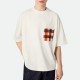 [홍콩명품.BOTTEGA VENETA] 보테가베네타 25SS 로고 체크 포켓 반팔 티셔츠 (2컬러), BM20257, KB, 홍콩명품의류,구매대행,온라인명품