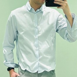 [홍콩명품,PRADA] 프라다 25SS 삼각로고 남방 셔츠 (2컬러), BM20281, KB, 홍콩명품의류,구매대행,온라인명품