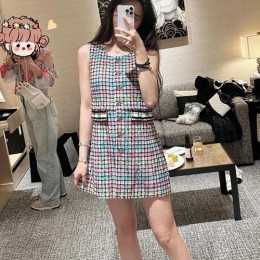 [홍콩명품.CHANEL] 샤넬 25SS 로고 여성 패턴 탑 원피스, BM20290, SS, 홍콩명품의류,구매대행,온라인명품
